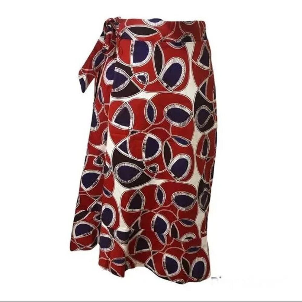NEW Anthropologie Porridge Clothing Wrap Midi Skirt Size Small
